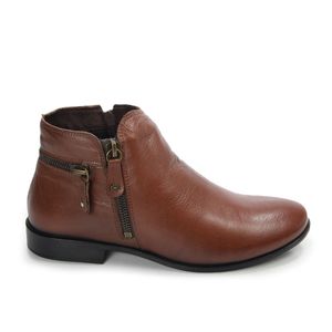 Bota Luna Couro Mogno - LUN002