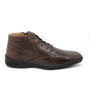 Bota Medelin Couro Roma Cafe - MED005