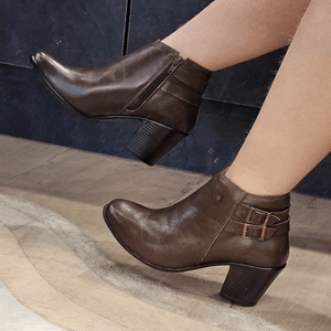 Bota New Fiji Couro Terracota - NFI001