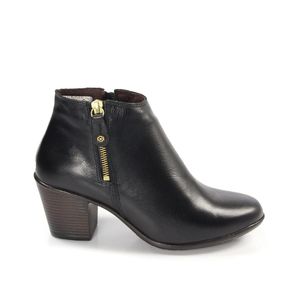 Bota New Fiji Couro Preto - NFI3013