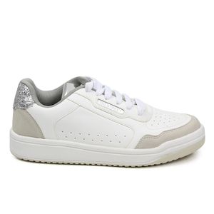 Tenis Livia Branco Prata - LIV002