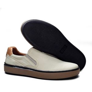 Sapatenis 35 Annos Couro Vita Off White Tostado - ANS003