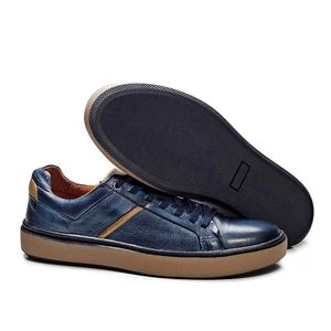 Sapatenis 35 Annos Couro Vita Marinho Bari Tostado - ANS002