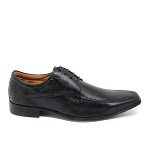 Sapato Social Zurich Couro Roma Preto - ZUR003