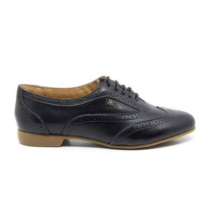 Sapato Troian Couro Preto - TRO1118