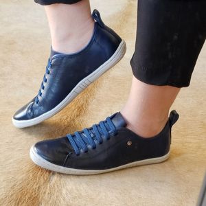 Tenis Fizzy Couro Azul - FIZ2630L