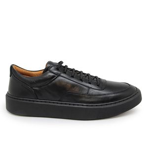 Sapatenis Detroit Couro Roma Preto - DET021