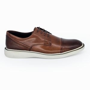 Sapato Rotterdam Couro Roma Tan - ROT001