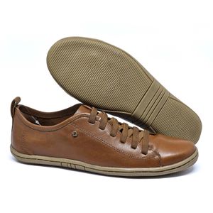 Tenis Fizzy Couro Tan Lustro - FIZ2630