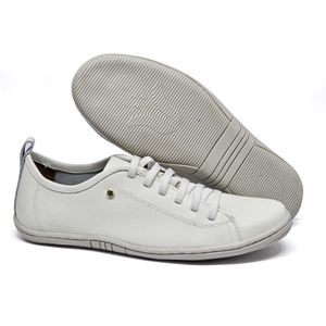 Tenis Fizzy Couro Roma Gelo - FIZ2630