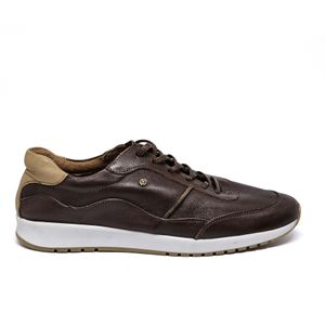 Tenis Tie Couro Terracota Cashemire - TIE23