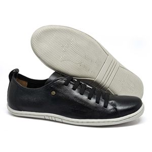 Tenis Fizzy Couro Preto Lustro - FIZ2630