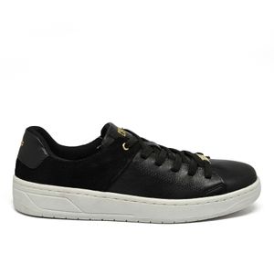 Tenis Sara Couro Preto Preto - SAR002