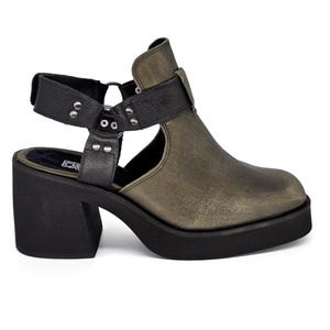 Sapato Stuttgart Couro Militar Velluto Preto - STU013