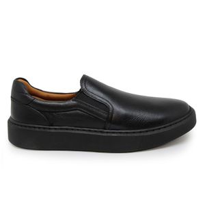 Sapatenis Detroit Couro Roma Preto - DET020