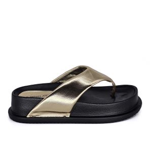 Sandalia Jade Preto Champagne - JDE1550