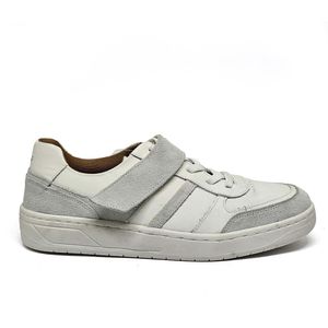 Tenis Sara Couro Alvejada Gelo - SAR001