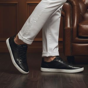 Sapatenis Bilbao Couro Vita Preto - BIL020