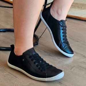 Tenis Fizzy Couro Preto Lustro - FIZ2630