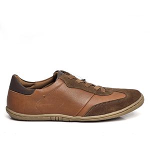 Tenis Fizzy Couro Havana Tan Terracota - FIZ003