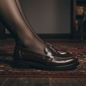 Sapato Kate Couro Terracota Lustro - KAT053